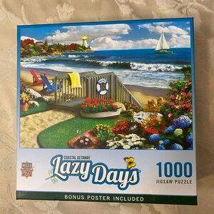 MasterPieces "Coastal Getaway" jigsaw puzzle 1000 pc from the "Lazy Days" series
